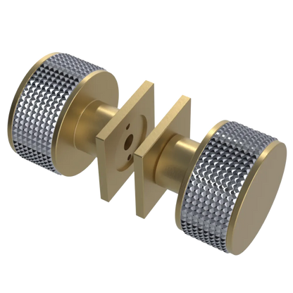 Rubinet Shower Door Knob (set) Satin Brass