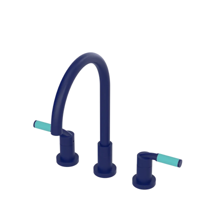 Rubinet Widespread Kitchen Set Midnight Blue