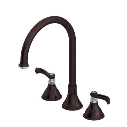 Rubinet Widespread Kitchen Set Tuscan Brass