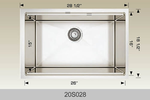 Bosco Super Series Plus Multi Level Kitchen Sink 28 1/2 x 18 1/2