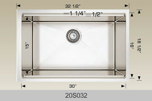Bosco Super Series Plus Multi Level Kitchen Sink 32 1/2 x 18 1/2