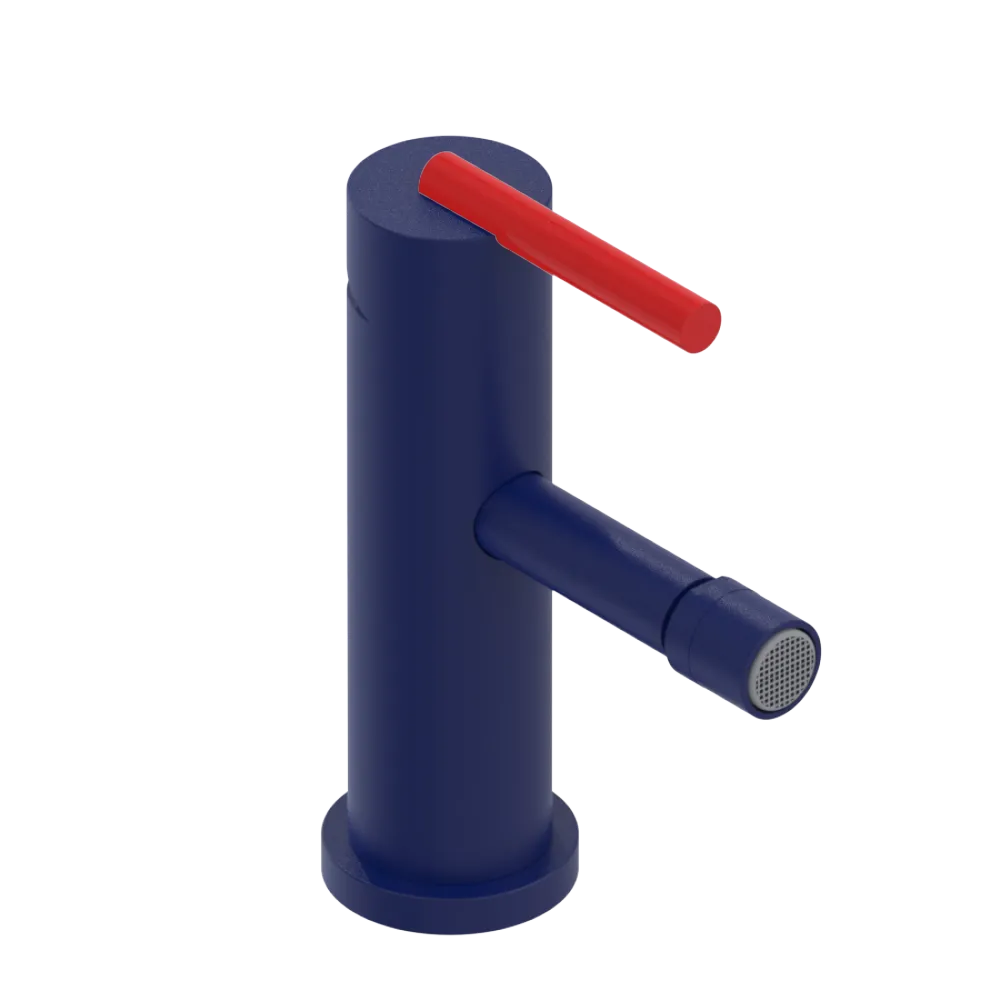 Rubinet Single Control Bidet Fitting (less drain) Midnight Blue