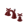 Rubinet Widespread Lav. Set. (less drain) Maroon