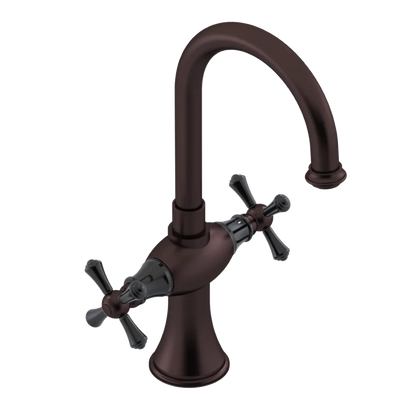 Rubinet Single Hole Dual Handle Lav. Set. (less drain) Oil Rubbed Bronze