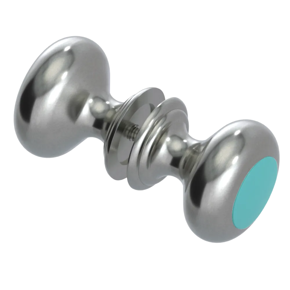 Rubinet Shower Door Knob (set) Satin Nickel