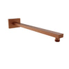 Baril 16" rectangular wall-mounted shower arm