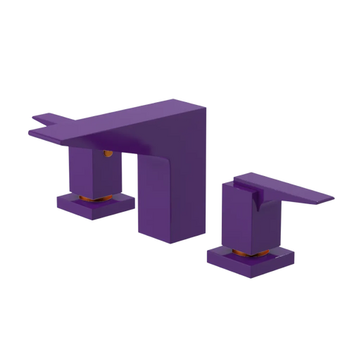 Rubinet Widespread Lav. Set. (less drain) Purple Haze