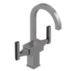 Rubinet Single Hole Dual Handle Lav. Set. (less drain) Polished Nickel