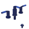 Rubinet Bidet Fitting with Spray, Diverter, and Vacum Breaker (Less Drain) Midnight Blue