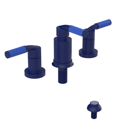 Rubinet Bidet Fitting with Spray, Diverter, and Vacum Breaker (Less Drain) Midnight Blue