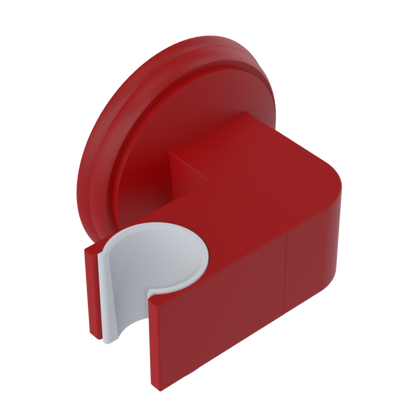 Rubinet Wall Bracket for Hand Held Shower Maroon