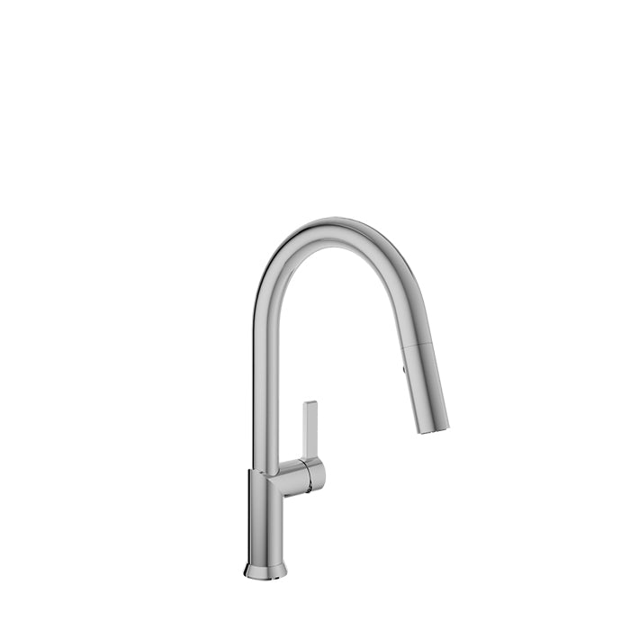Baril Single-hole kitchen faucet with 2-function pull-down spray
