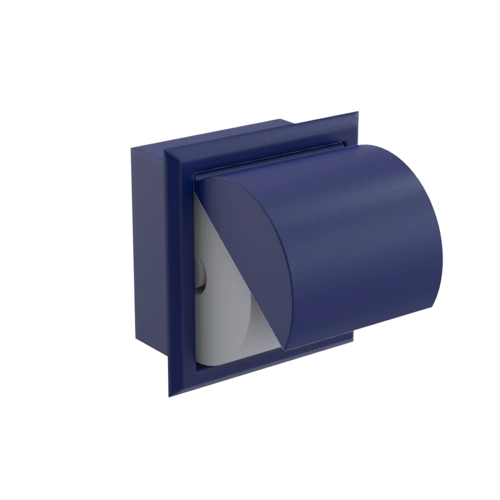 Rubinet RECESSED TOILET PAPER HOLDER Midnight Blue