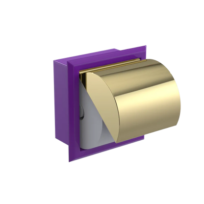 Rubinet RECESSED TOILET PAPER HOLDER Purple Haze