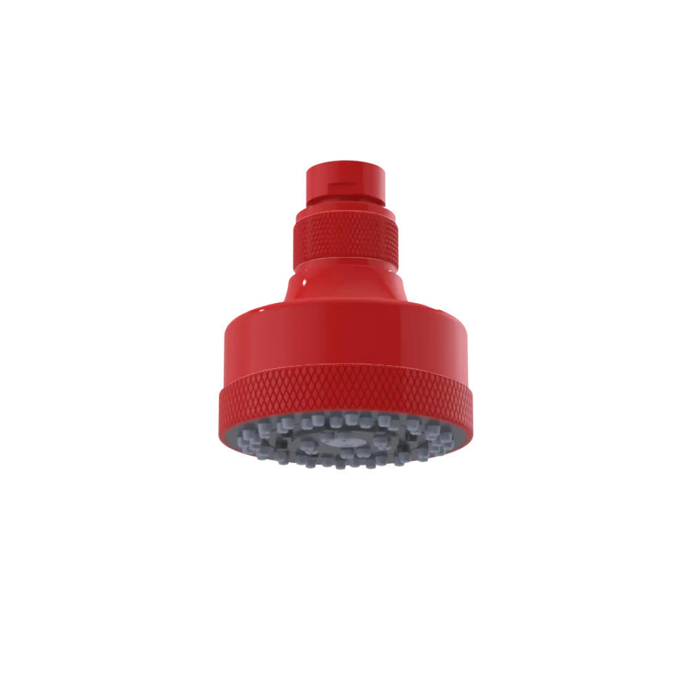 Rubinet 3 FUNCTION SHOWER HEAD Red