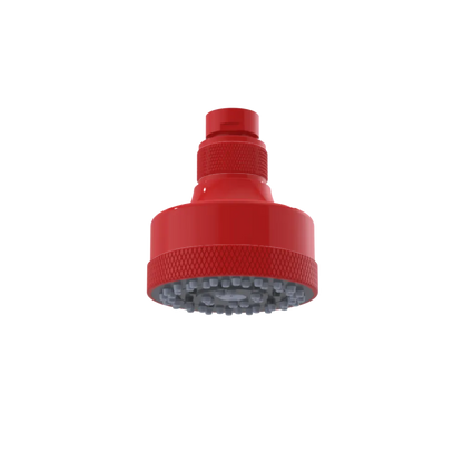 Rubinet 3 FUNCTION SHOWER HEAD Red