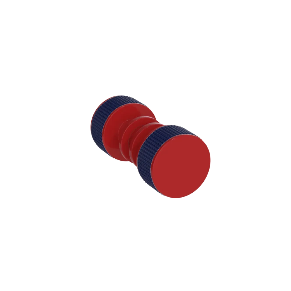 Rubinet Shower Door Knob (set) Red