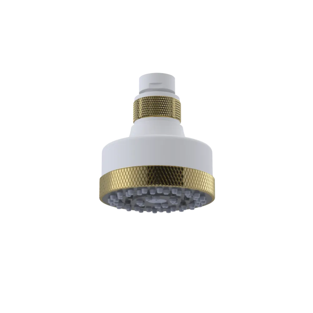 Rubinet 3 FUNCTION SHOWER HEAD Matt White