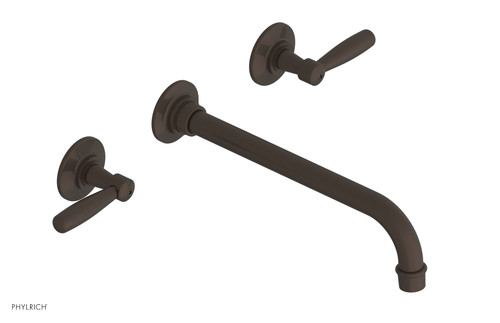 Phylrich WORKS Wall Lavatory Set 10" Spout - Lever Handles 220-12-10