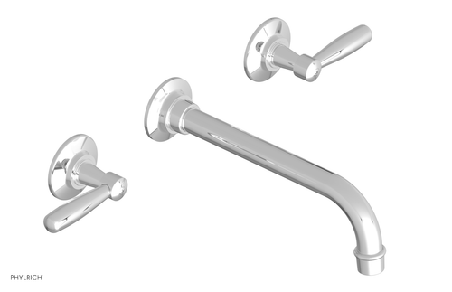 Phylrich WORKS Wall Lavatory Set - Lever Handles 220-12