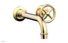 Phylrich WORKS Single Handle Wall Lavatory Set - Cross Handles 220-15