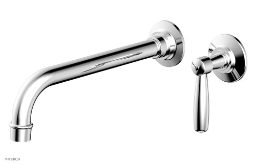 Phylrich WORKS 10" Single Handle Wall Lavatory Set - Lever Handle 220-16-10