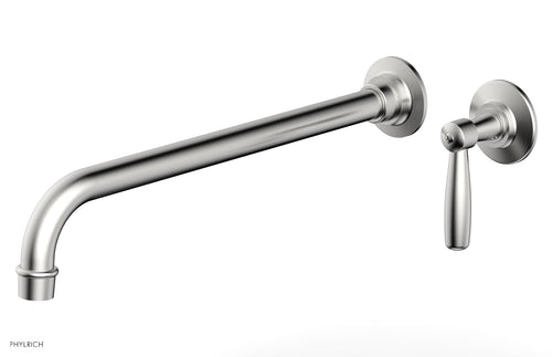 Phylrich WORKS 14" Single Handle Wall Lavatory Set - Lever Handle 220-16-14