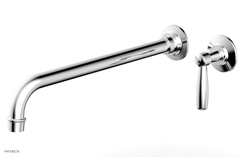 Phylrich WORKS 14" Single Handle Wall Lavatory Set - Lever Handle 220-16-14