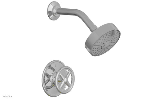 Phylrich WORKS Pressure Balance Shower Set - Cross Handle 220-21