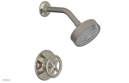 Phylrich WORKS Pressure Balance Shower Set - Cross Handle 220-21
