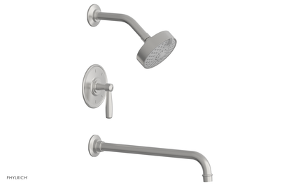 WORKS 14" Pressure Balance Tub and Shower Set - Lever Handle 220-27-14