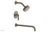 WORKS 14" Pressure Balance Tub and Shower Set - Lever Handle 220-27-14