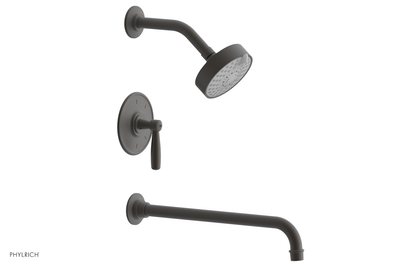 WORKS 14" Pressure Balance Tub and Shower Set - Lever Handle 220-27-14