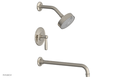 WORKS 14" Pressure Balance Tub and Shower Set - Lever Handle 220-27-14
