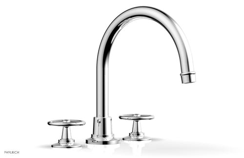 Phylrich WORKS Deck Tub Set - High Spout Cross Handles 220-40
