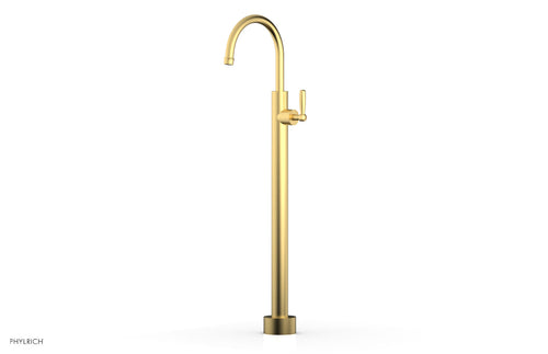 Phylrich WORKS Tall Floor Mount Tub Filler - Lever Handle 220-45-02