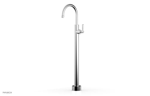 Phylrich WORKS Tall Floor Mount Tub Filler - Lever Handle 220-45-02