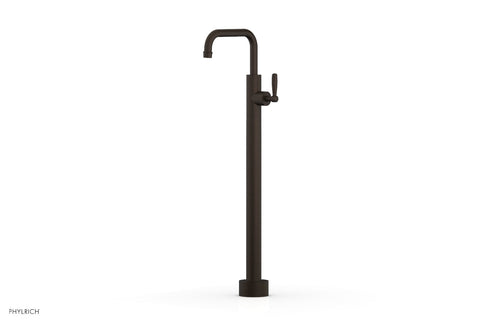 Phylrich WORKS Tall Floor Mount Tub Filler - Lever Handle 220-47-02