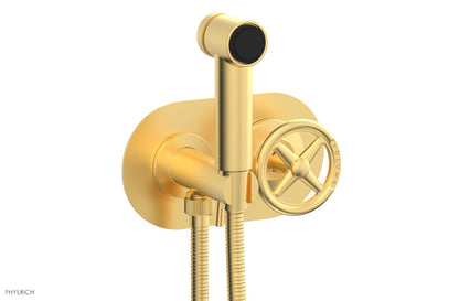 Phylrich WORKS Wall Mounted Bidet, Cross Handle 220-64