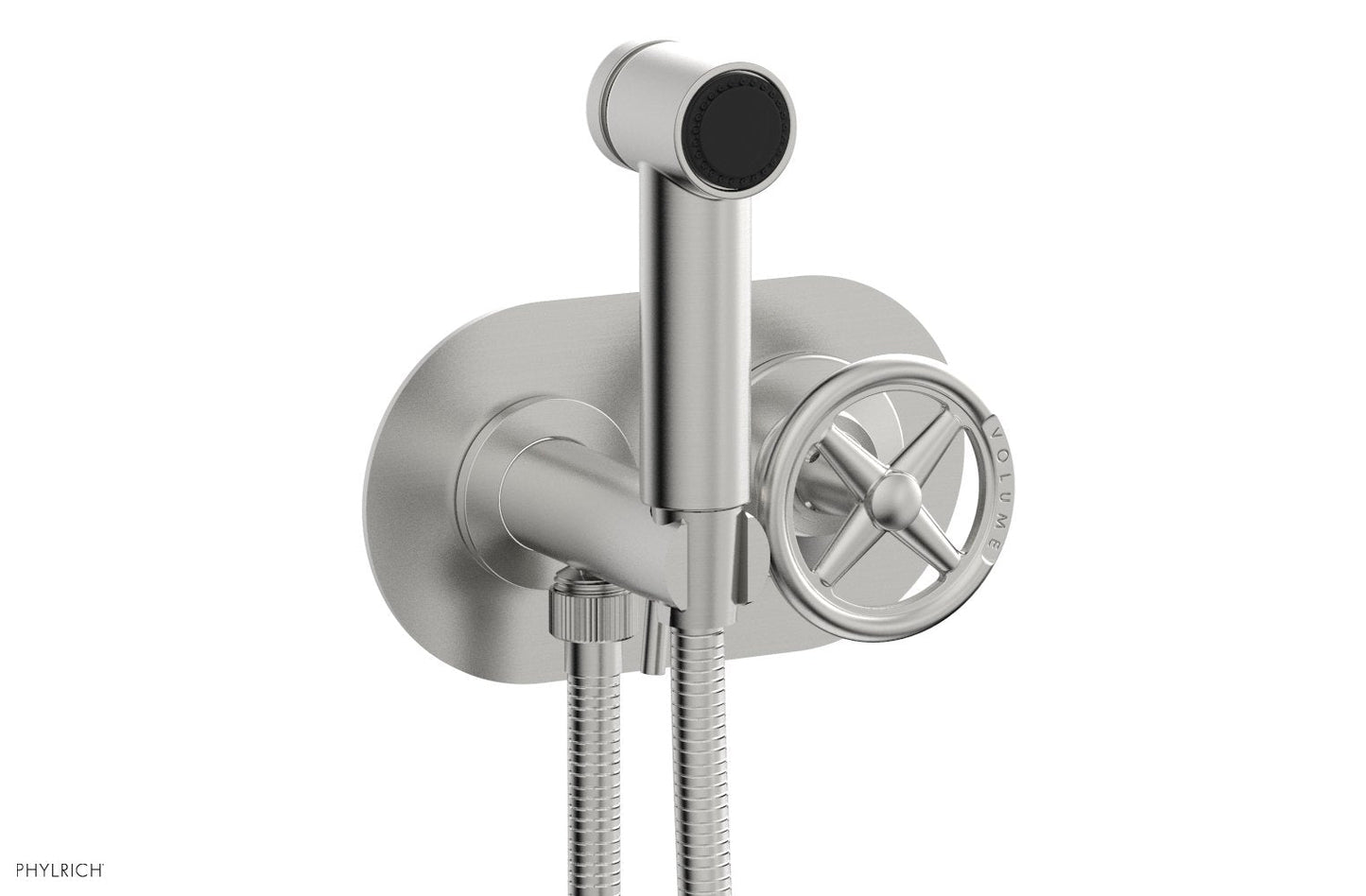 Phylrich WORKS Wall Mounted Bidet, Cross Handle 220-64