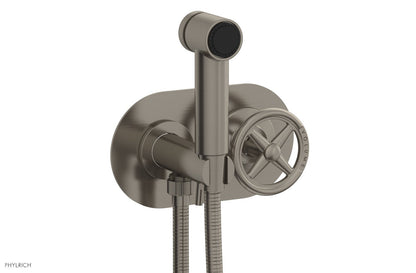 Phylrich WORKS Wall Mounted Bidet, Cross Handle 220-64