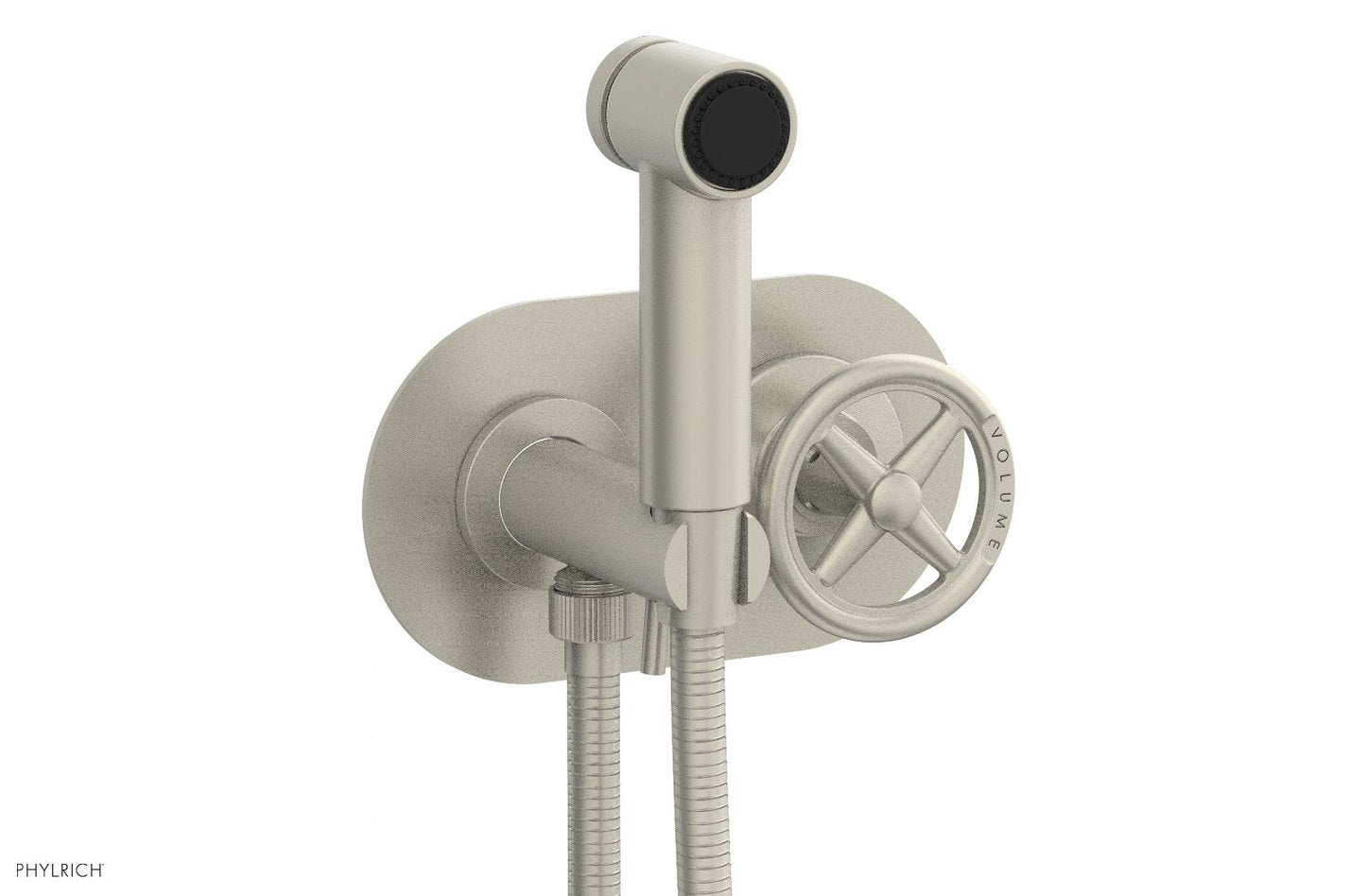 Phylrich WORKS Wall Mounted Bidet, Cross Handle 220-64