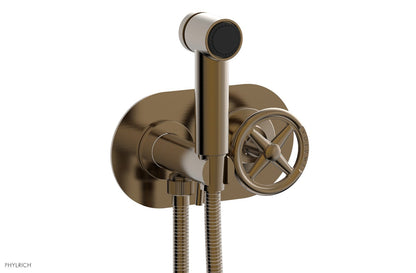 Phylrich WORKS Wall Mounted Bidet, Cross Handle 220-64