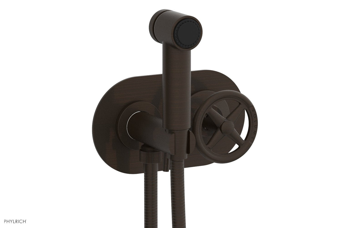 Phylrich WORKS Wall Mounted Bidet, Cross Handle 220-64