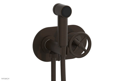 Phylrich WORKS Wall Mounted Bidet, Cross Handle 220-64