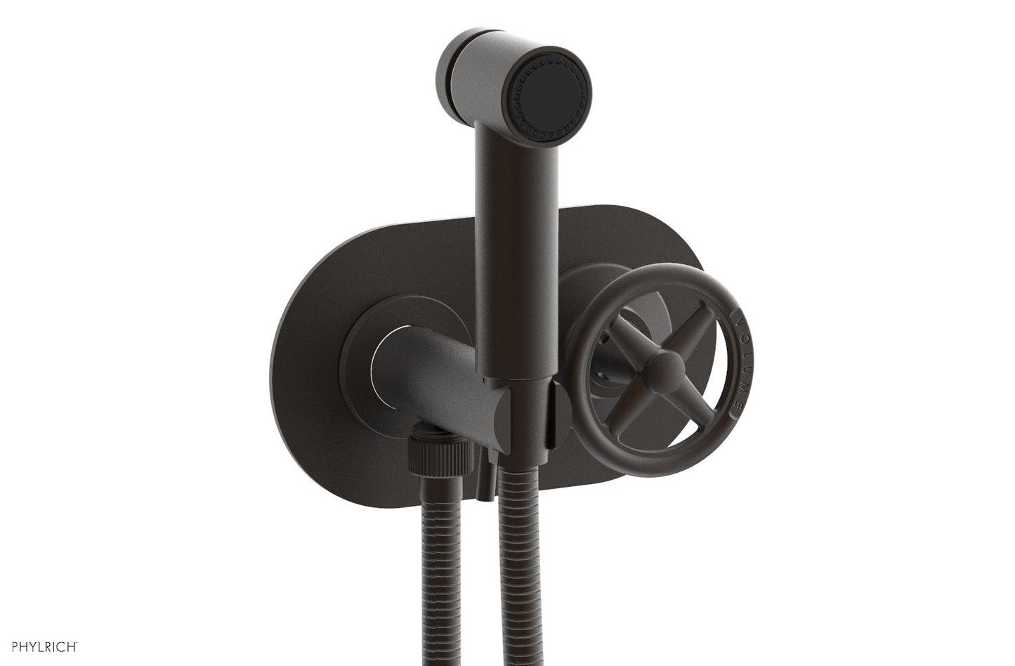 Phylrich WORKS Wall Mounted Bidet, Cross Handle 220-64