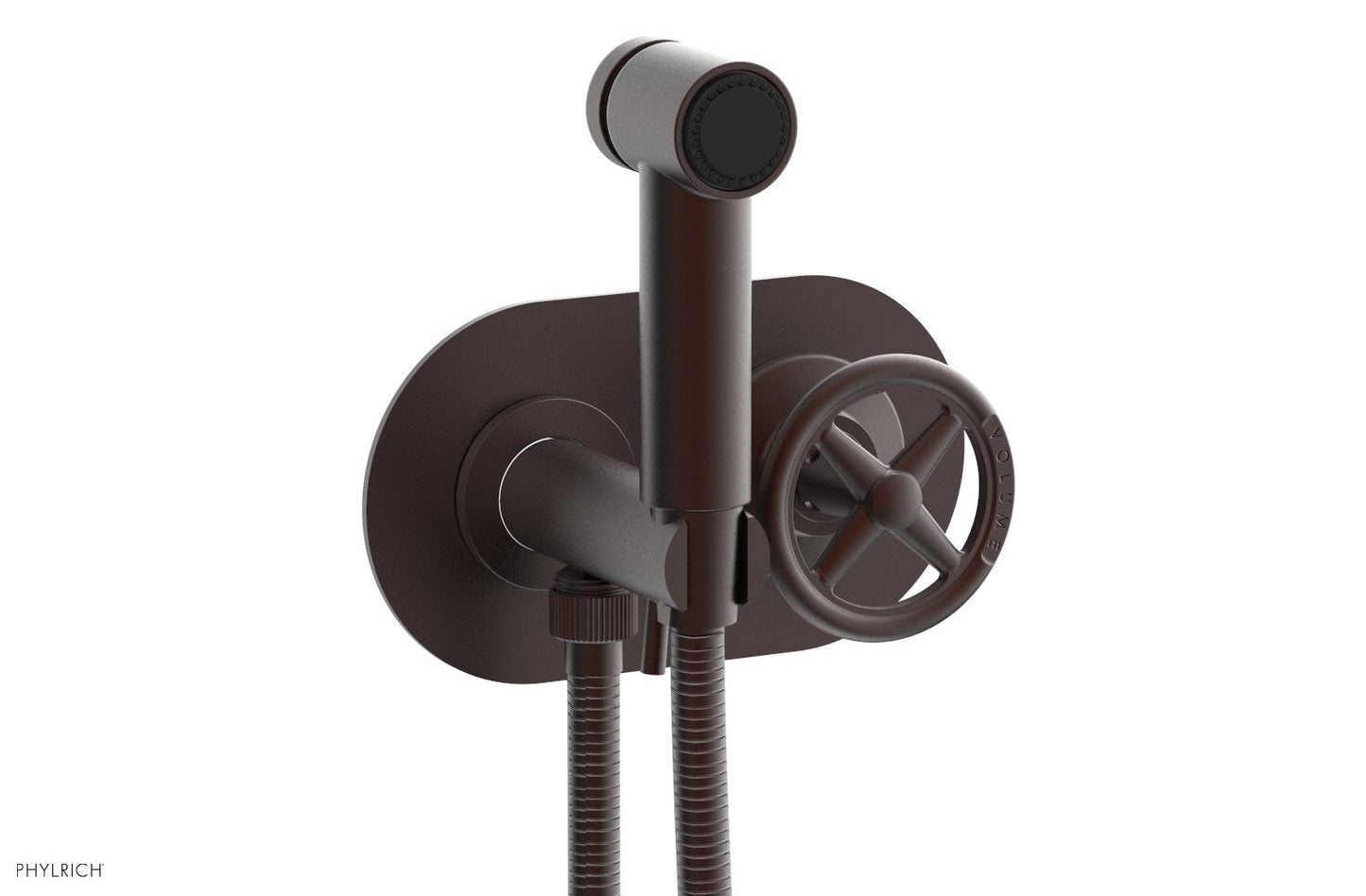 Phylrich WORKS Wall Mounted Bidet, Cross Handle 220-64