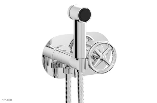 Phylrich WORKS Wall Mounted Bidet, Cross Handle 220-64