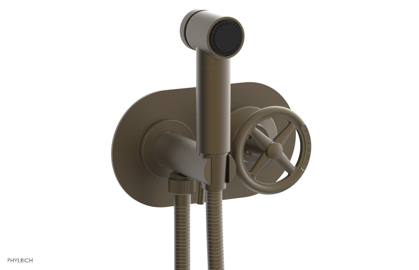 Phylrich WORKS Wall Mounted Bidet, Cross Handle 220-64