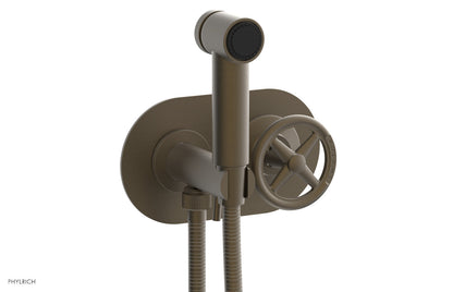 Phylrich WORKS Wall Mounted Bidet, Cross Handle 220-64